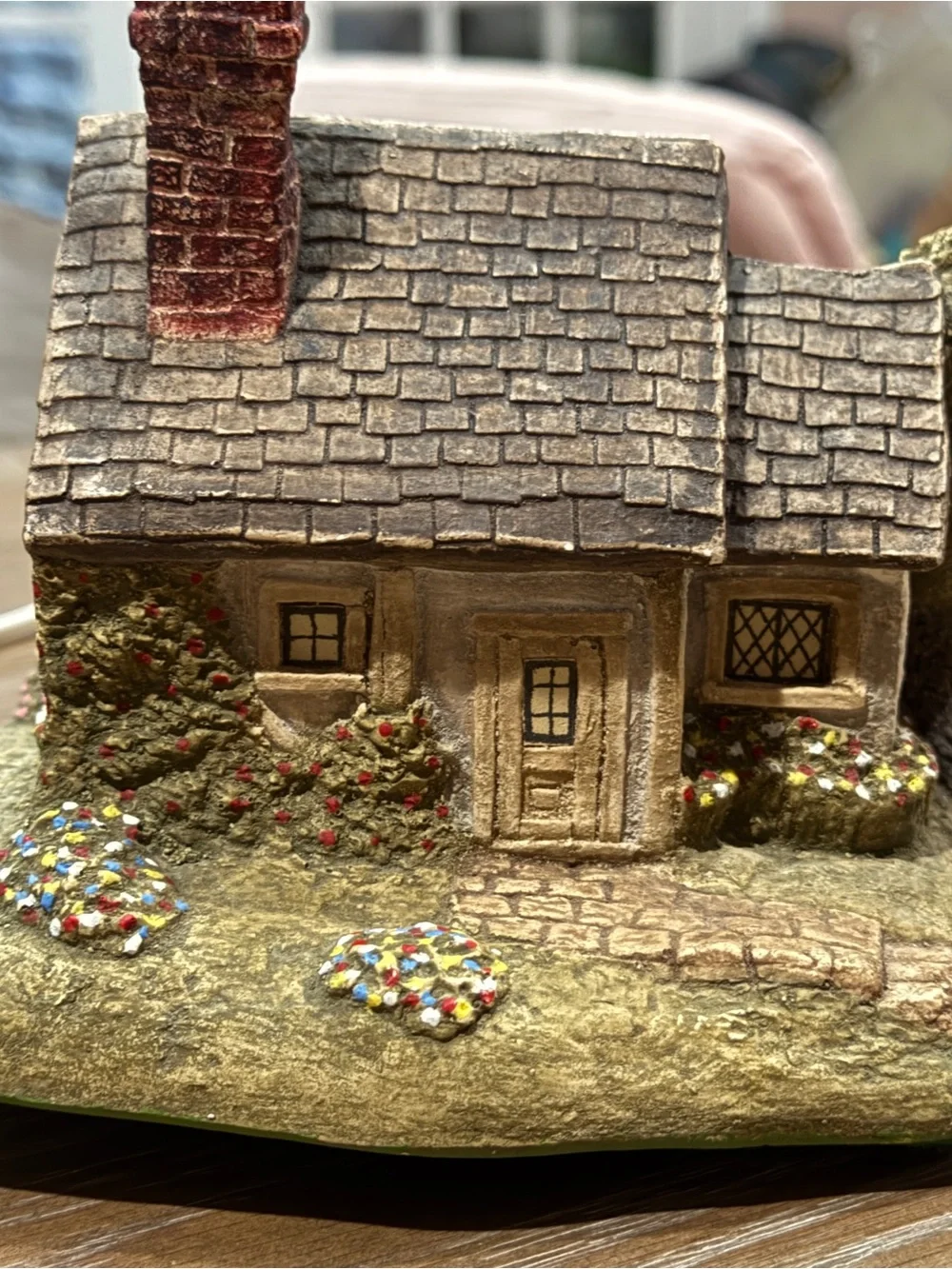 Antique John Hopkins Colonel Claybourne's Half Timbered Cottage Village Lights L
